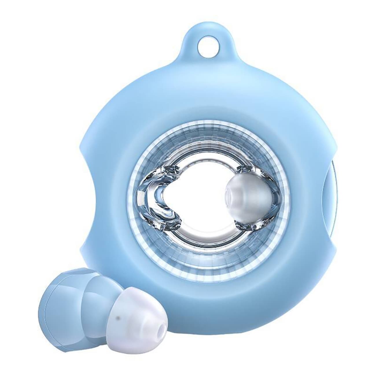 Choetech BH-T22 LightAura VocalSound trådlösa TWS Bluetooth 5.3 hörlurar - blå