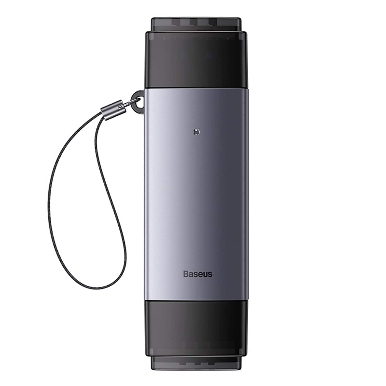 Baseus Lite Series USB-A/USB-C 3.0 SD/TF-kortläsare - Grå