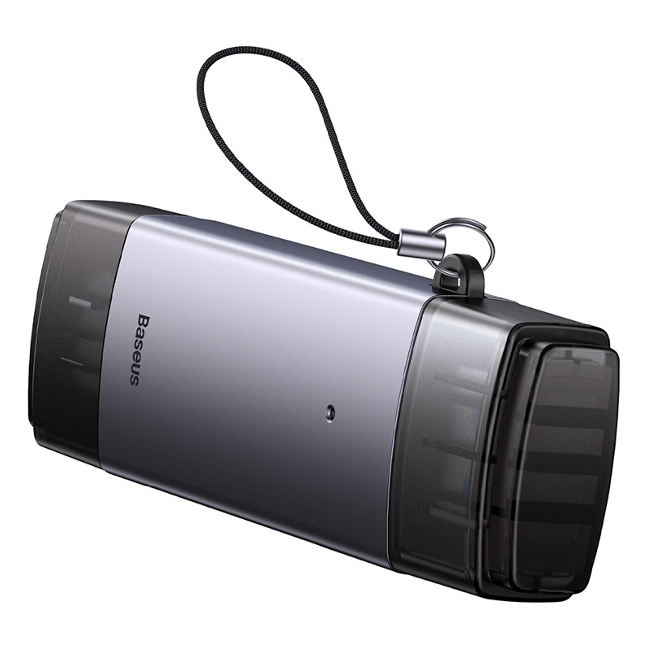 Baseus Lite Series USB-A/USB-C 3.0 SD/TF-kortläsare - Grå
