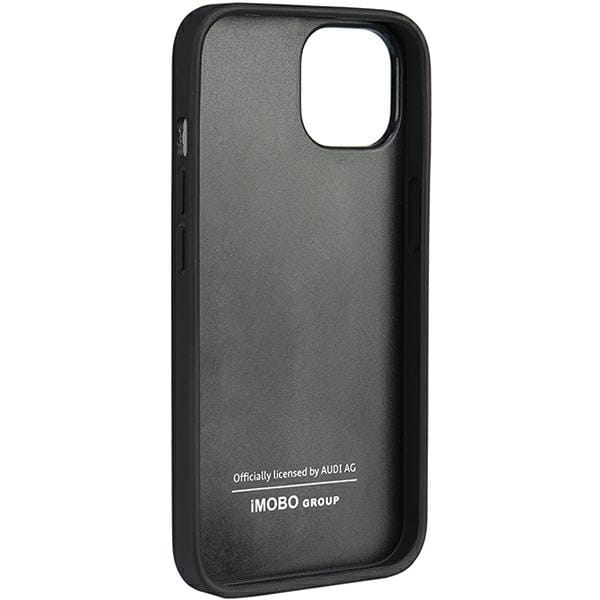 Audi Genuine Leather iPhone 11 / Xr 6.1" sort/sort hardcase AU-TPUPCIP11R-Q8/D1-BK