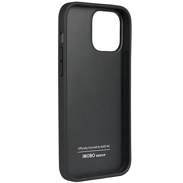 Audi Genuine Leather iPhone 13 Pro / 13 6.1" sort/sort hardcase AU-TPUPCIP13P-Q8/D1-BK