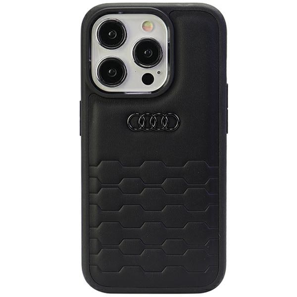 Audi GT Syntetiskt läderfodral för iPhone 15 Pro Max - svart