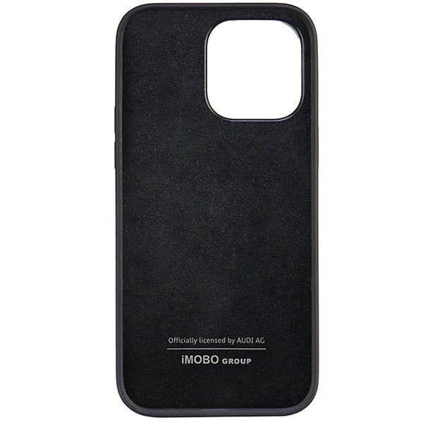 Audi syntetisk læder iPhone 14 Pro Max 6,7" sort/sort hardcase AU-TPUPPCIP14PM-TT/D1-BK