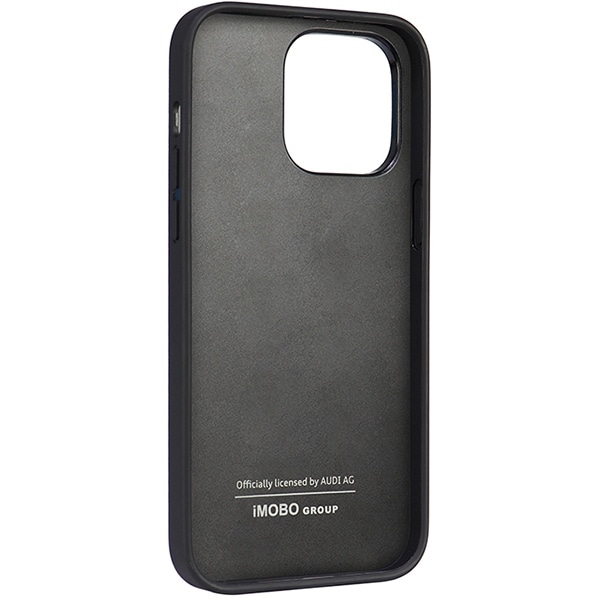 Audi syntetisk læder iPhone 14 Pro Max 6,7" sort/sort hardcase AU-TPUPPCIP14PM-TT/D1-BK