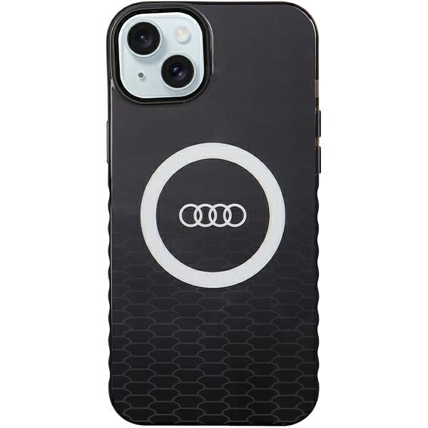 Audi IML Big Logo MagSafe-fodral för iPhone 15 Plus / 14 Plus - svart