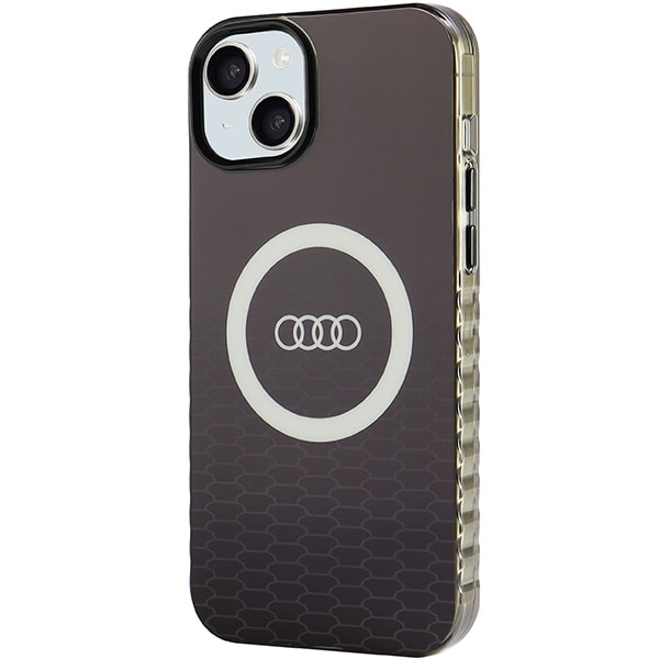 Audi IML Big Logo MagSafe-etui til iPhone 15 Plus / 14 Plus - sort