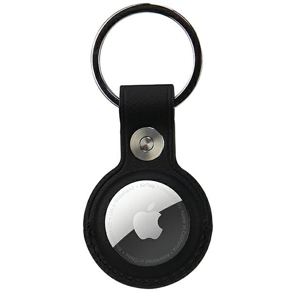 Audi AirTag-fodral i syntetiskt läder - svart