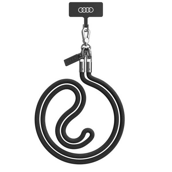 Audi Crossbody-koppel Universal 120cm x 6mm - Svart