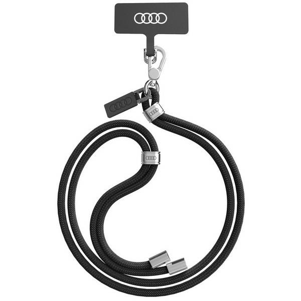 Audi Crossbody universalkoppel 120cm x 10mm - Svart