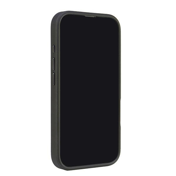 Audi MagSafe iPhone 16 6,1" sort-rød hardcase i ægte læder AU-TPUPCMIP16-R8/D3-RD