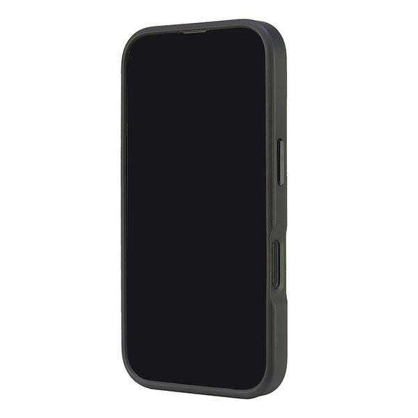 Audi MagSafe iPhone 16 6,1" sort-rød hardcase i ægte læder AU-TPUPCMIP16-R8/D3-RD