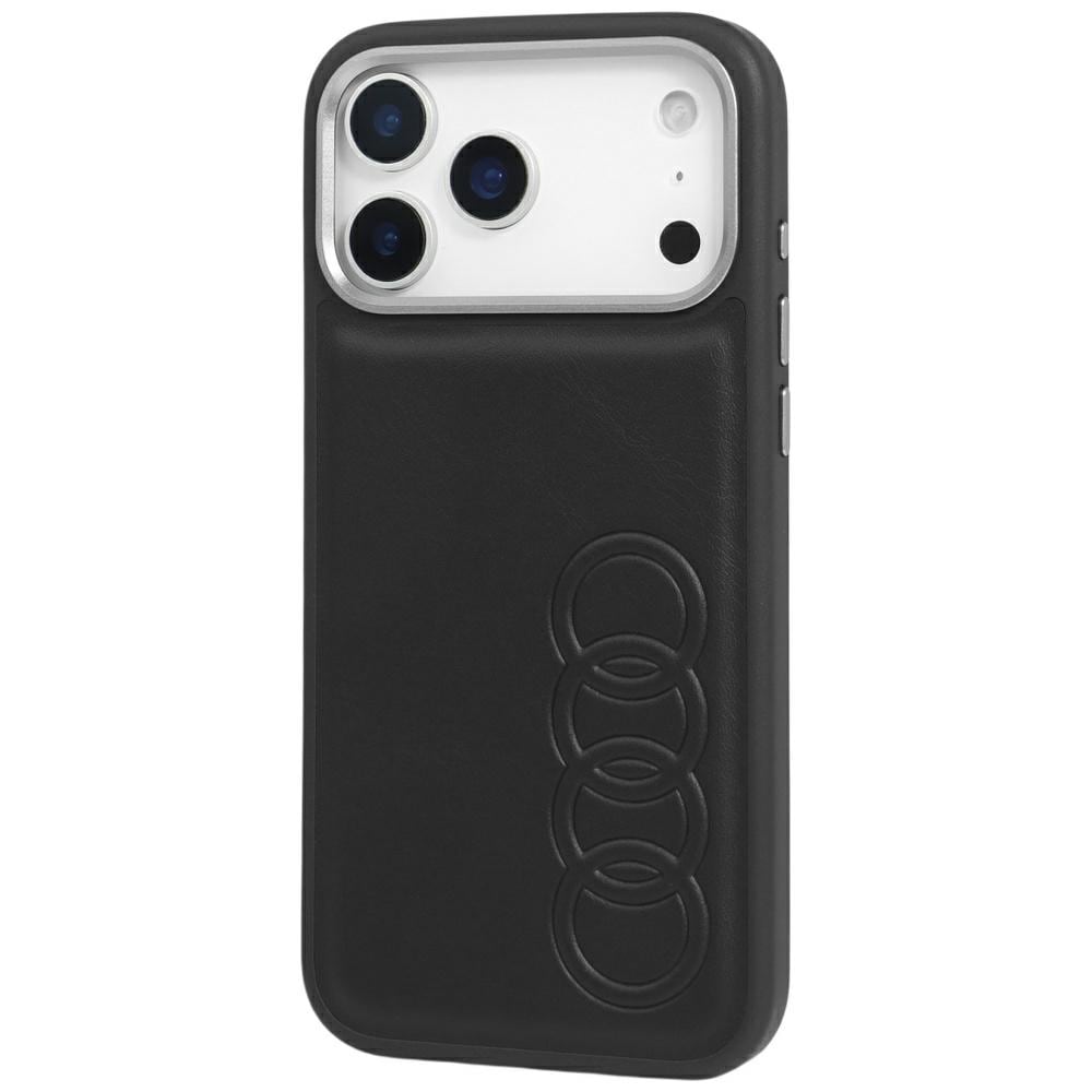Audi TT MagSafe-etui i syntetisk læder til iPhone 17 Pro Max - Sort