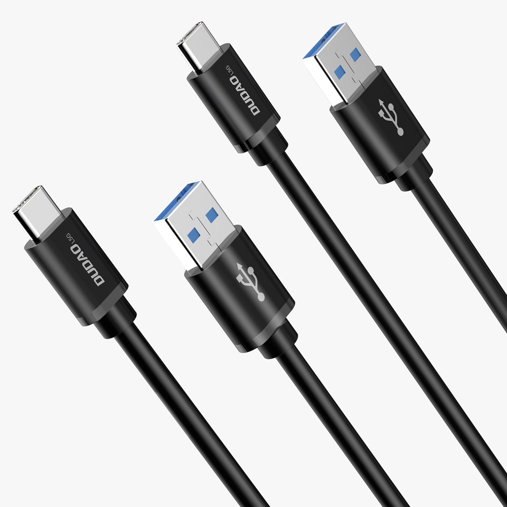 Dudao kabel USB-kabel - USB typ C Super Fast Charge 1 m svart (L5G-Black)