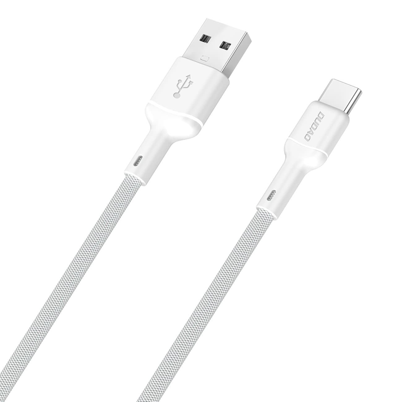 Dudao L9T 5A USB-A - USB-C-kabel 1m - Vit