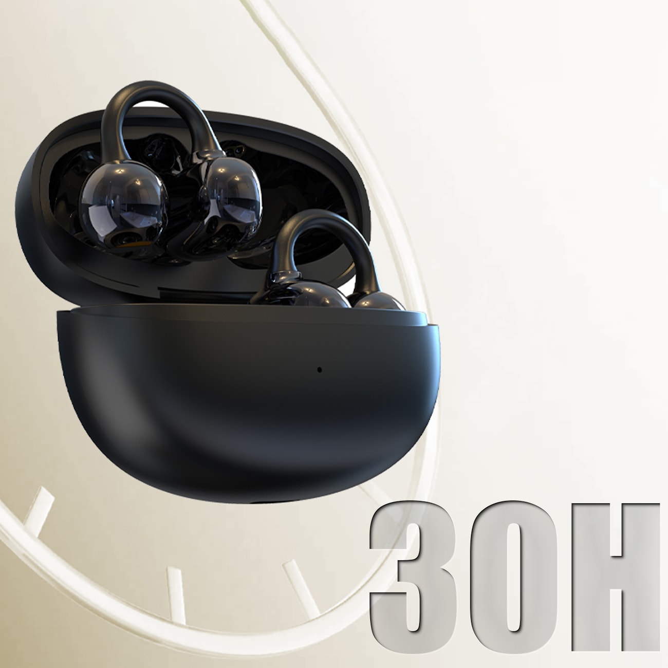 Dudao U20 TWS Bluetooth trådlösa hörlurar - svart