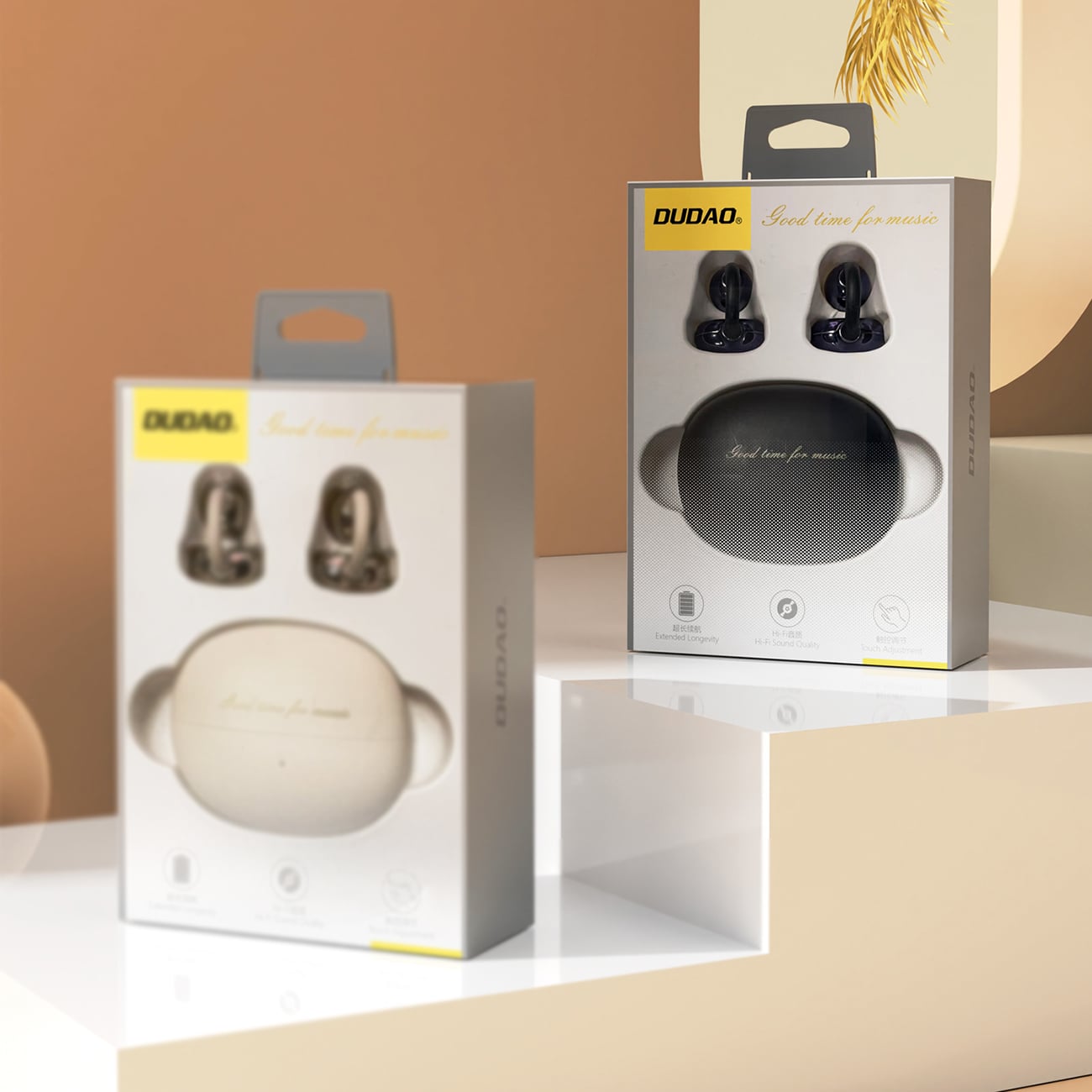 Dudao U20 TWS Bluetooth trådlösa hörlurar - svart