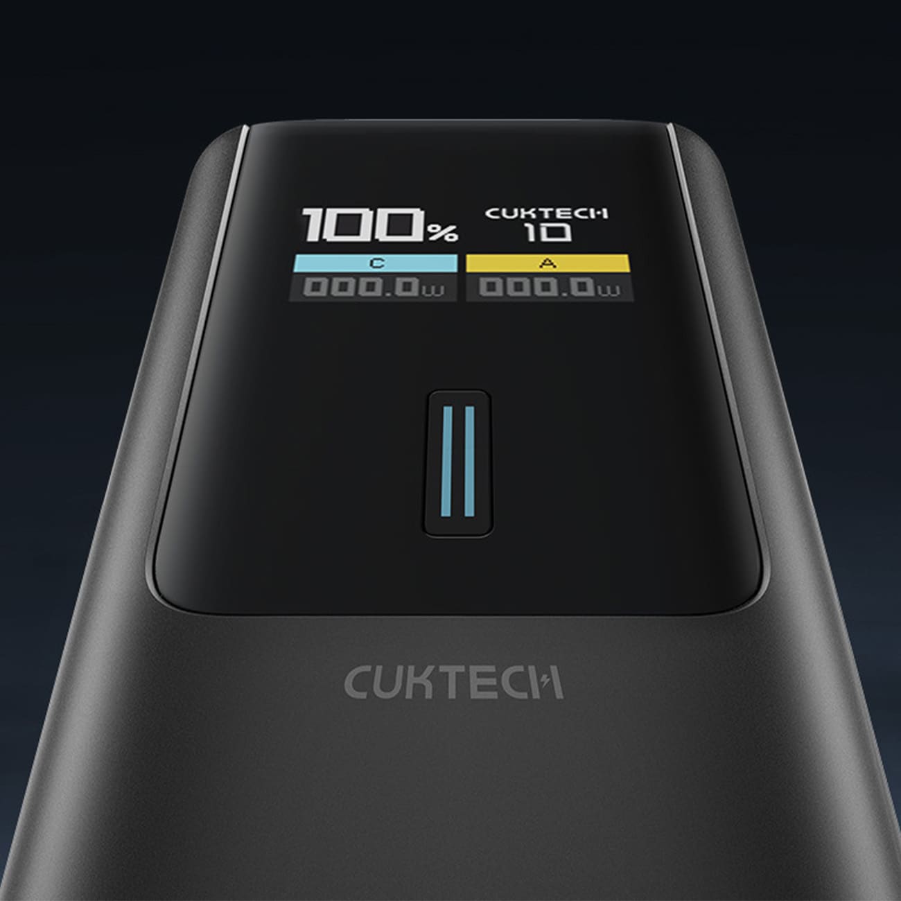 Powerbank Cuktech CKPB100PGLBL 150W 10000mAh USB-C USB-A - svart
