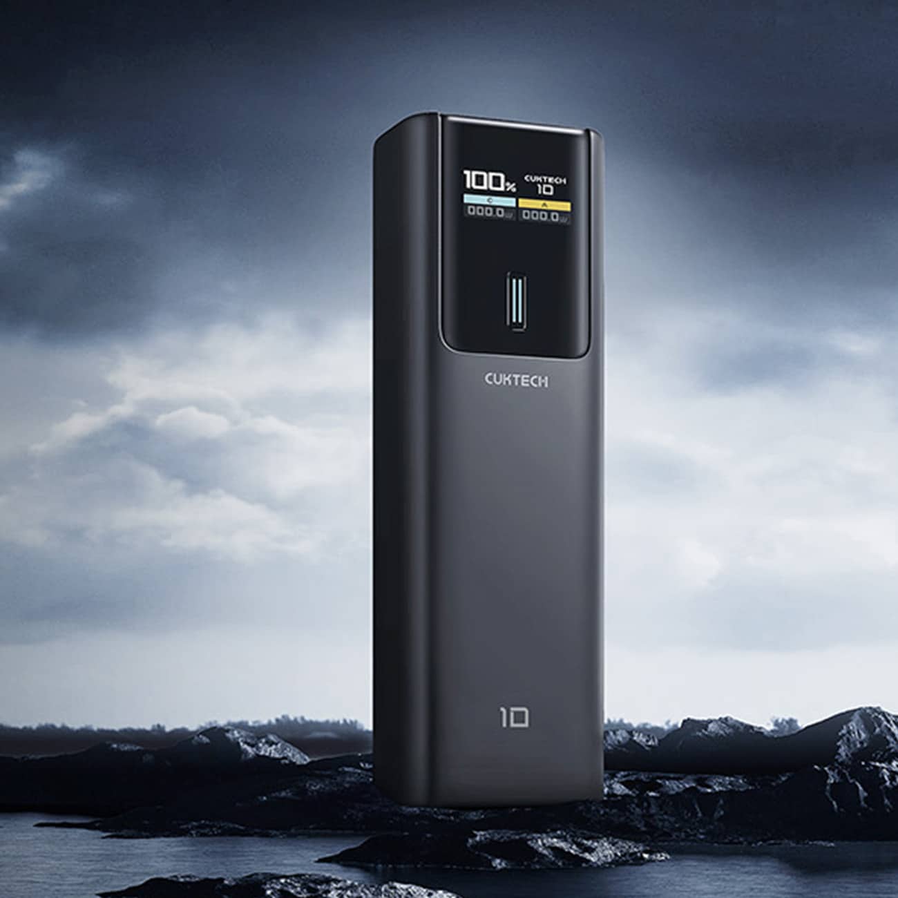 Powerbank Cuktech CKPB100PGLBL 150W 10000mAh USB-C USB-A - svart