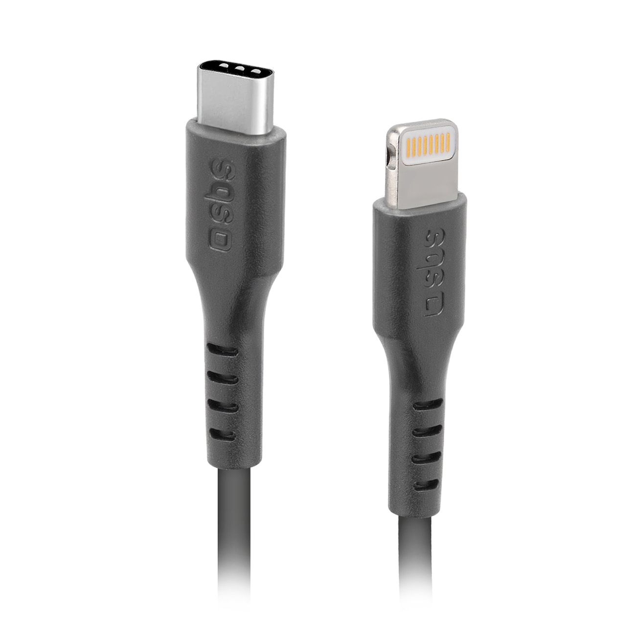 SBS TECABLELIGTC1K USB-C - Lightning-kabel 1m - svart