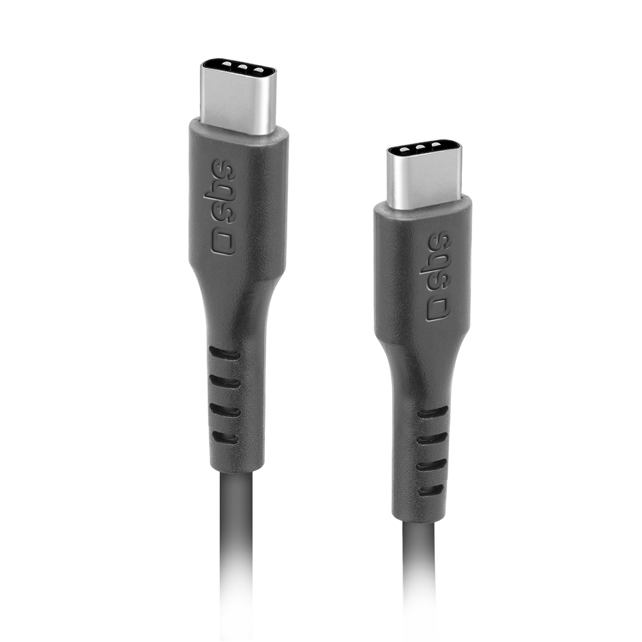 SBS TECABLETCC3M USB-C - USB-C 3m kabel - Svart