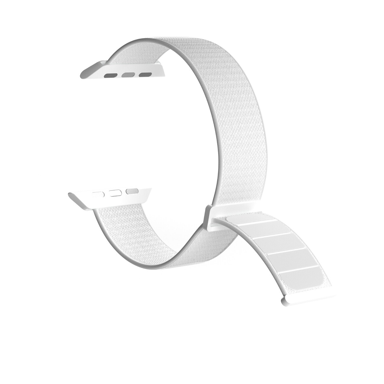 Puro Sport Nylonarmband till Apple-klocka 42 / 44 / 45 / 49 mm - Vit