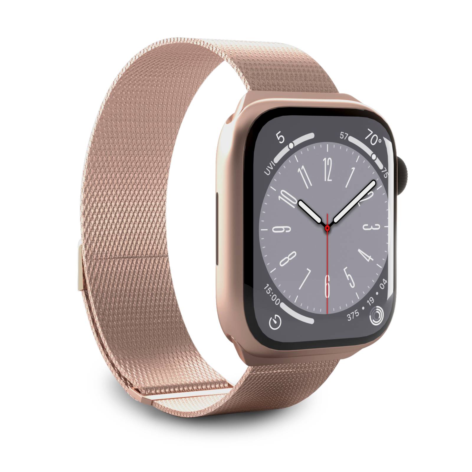 Puro Milanese rostfritt stål Apple Klockarmband 38/40/41mm - Rosa