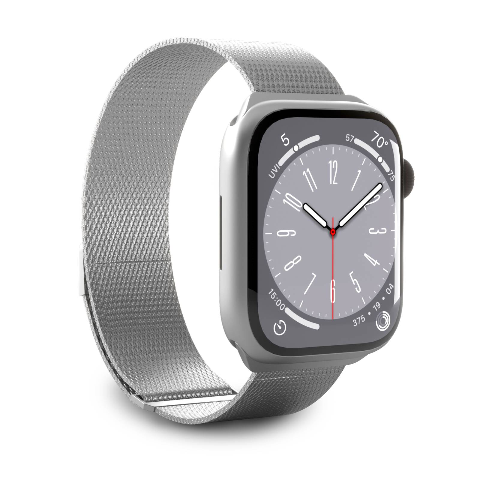 Puro Milanese rostfritt stål Apple klockarmband 38/40/41mm - Silver