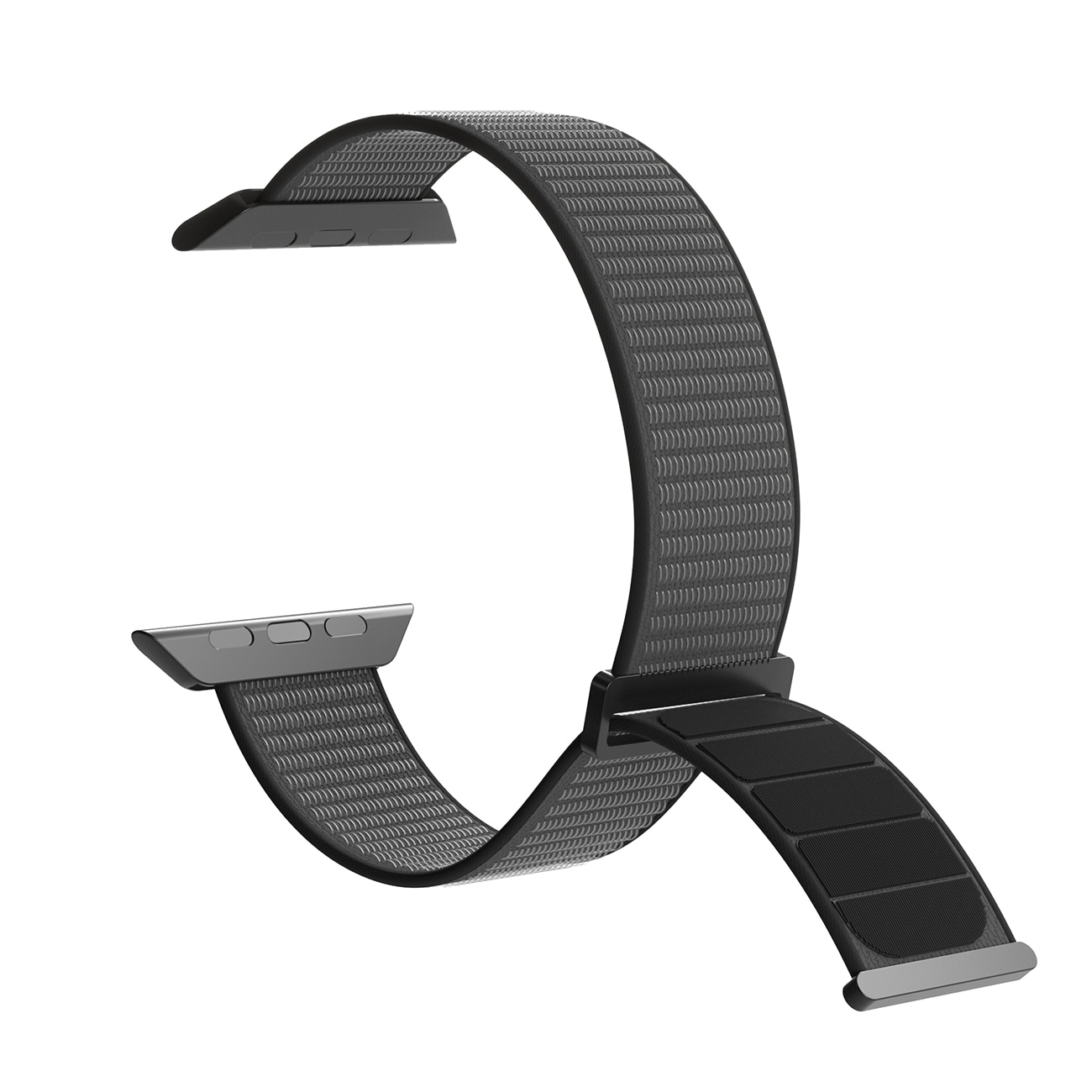 Puro Sport Nylonarmband till Apple-klocka 38/40/41 mm - Svart