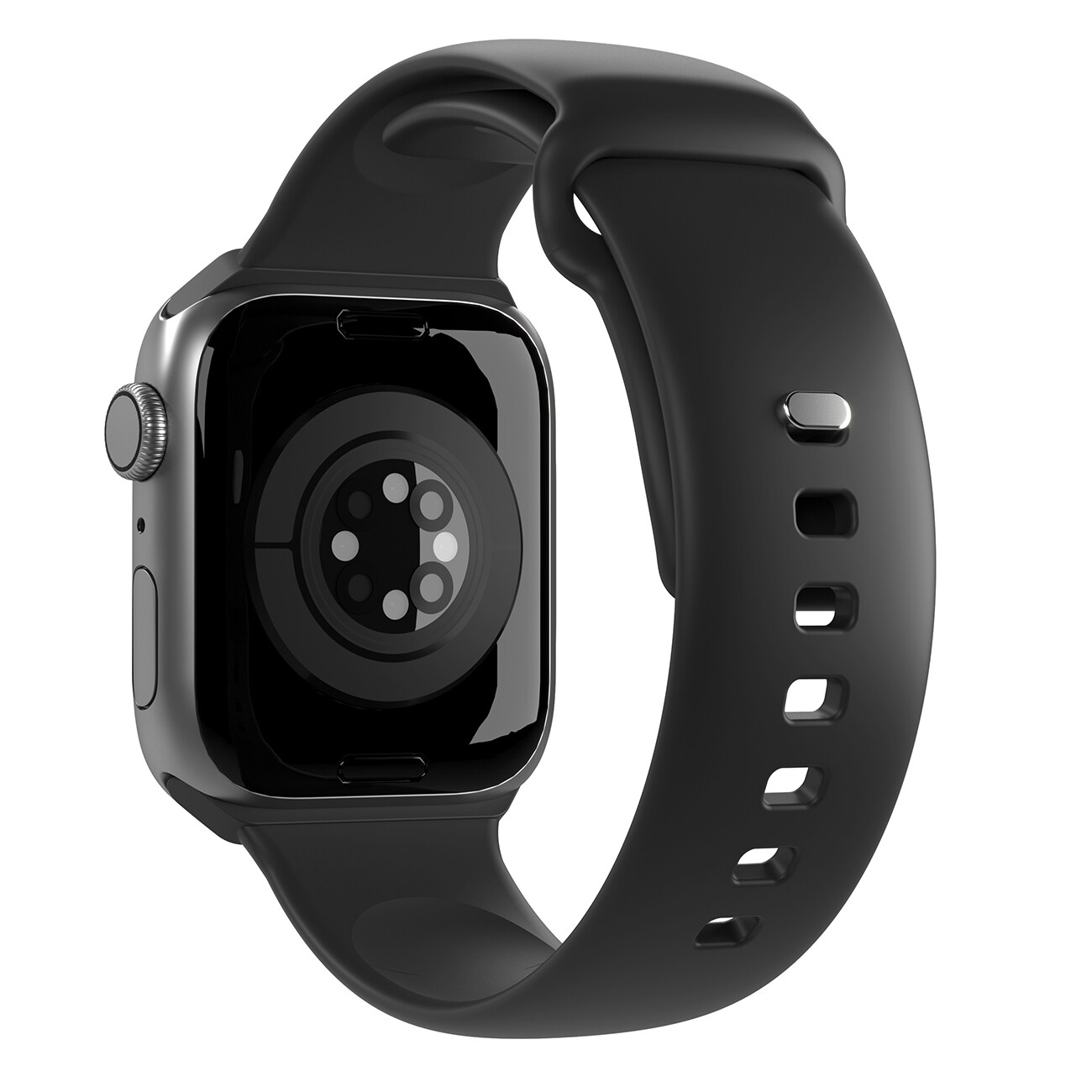 Puro Icon Silikonarmband till Apple Klocka 42 / 44 / 45 / 49 mm - Svart (2 st.)