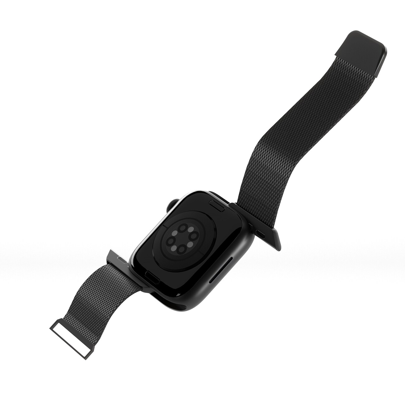 Puro 'MILANESE' klockarmband till Apple klocka 42-44-45-49m, svart