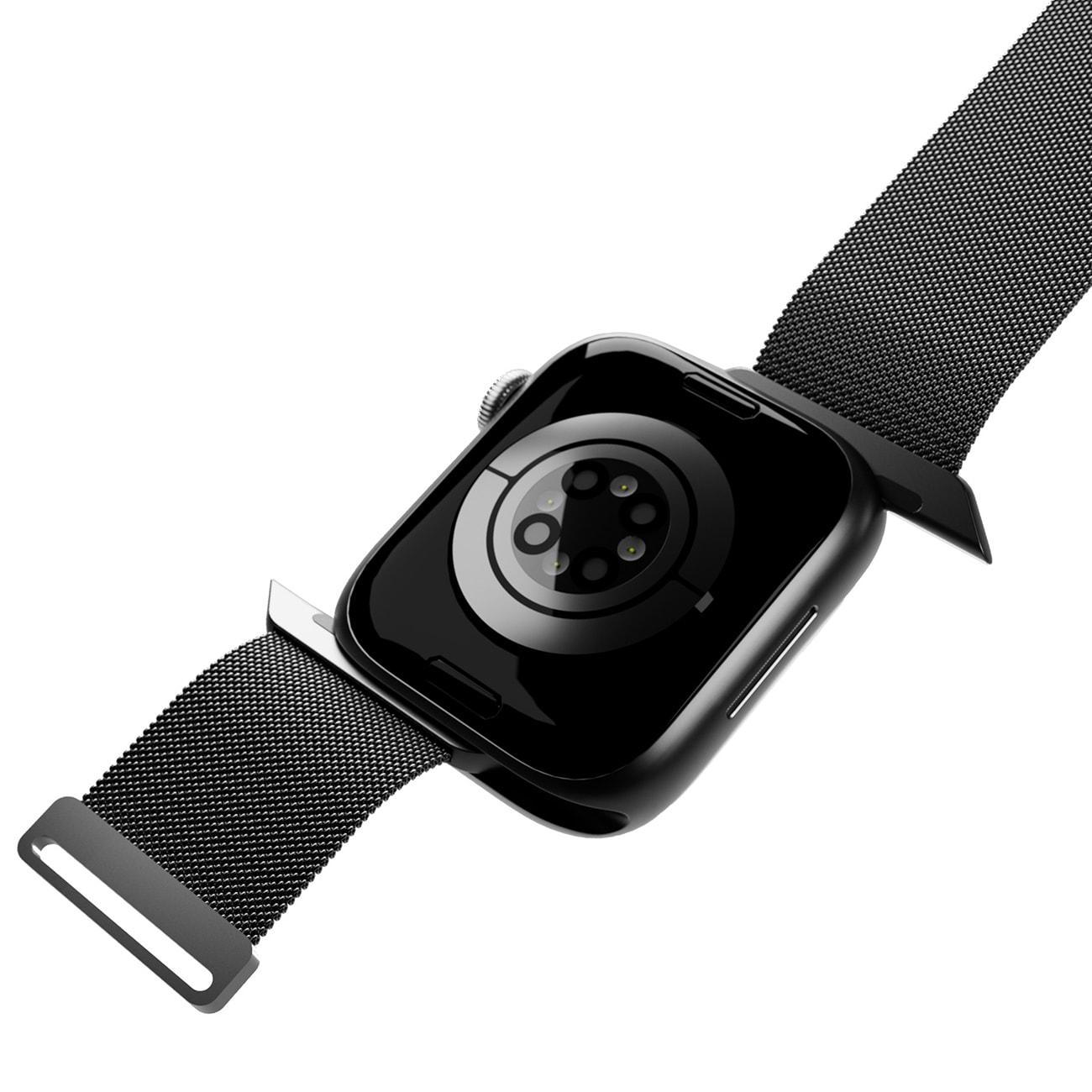 Puro 'MILANESE' klockarmband till Apple klocka 42-44-45-49m, svart