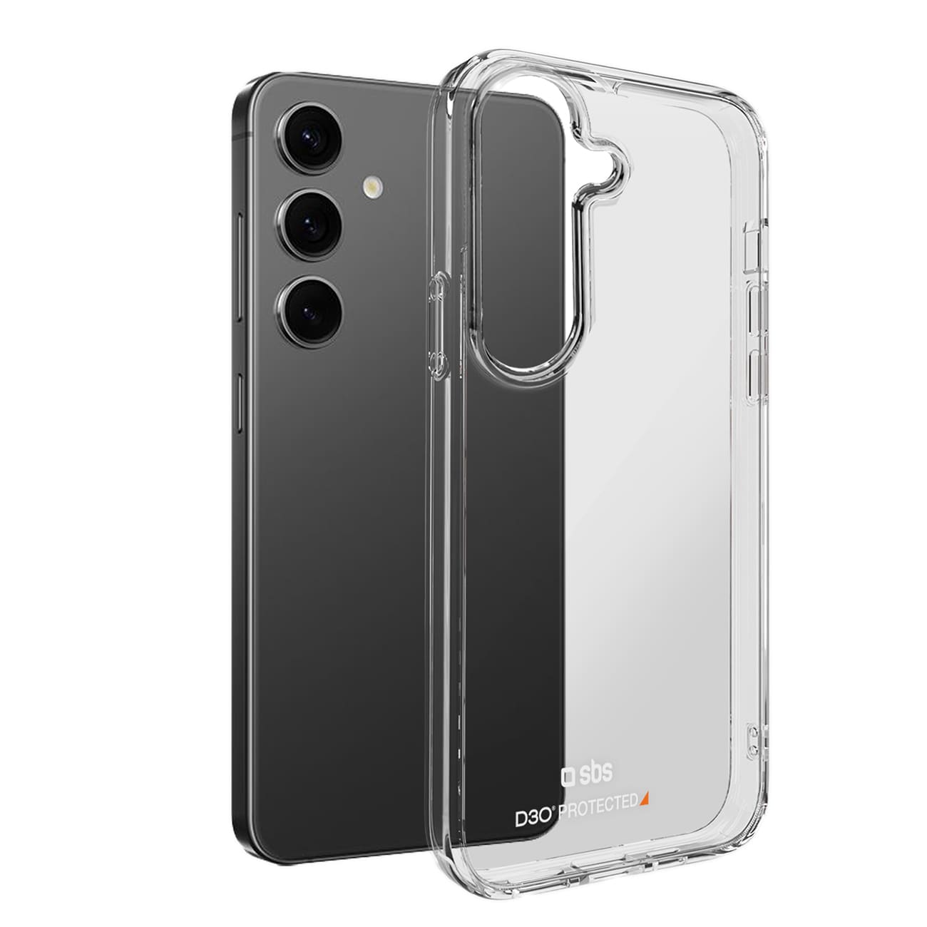 SBS D3O Etui til Samsung Galaxy S24+ - Transparent