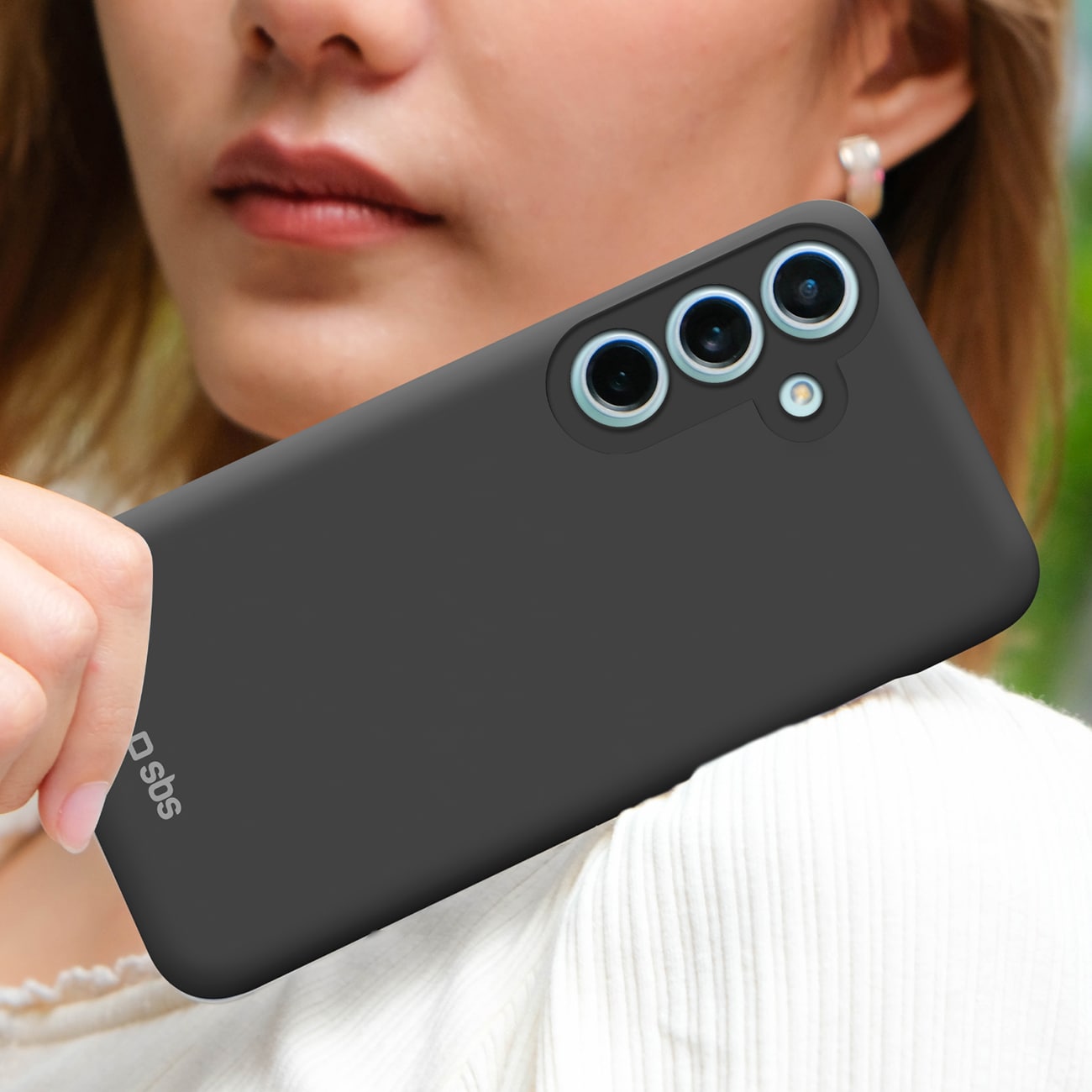 SBS D3O fuldt aktivt etui til Samsung Galaxy A35 - Sort