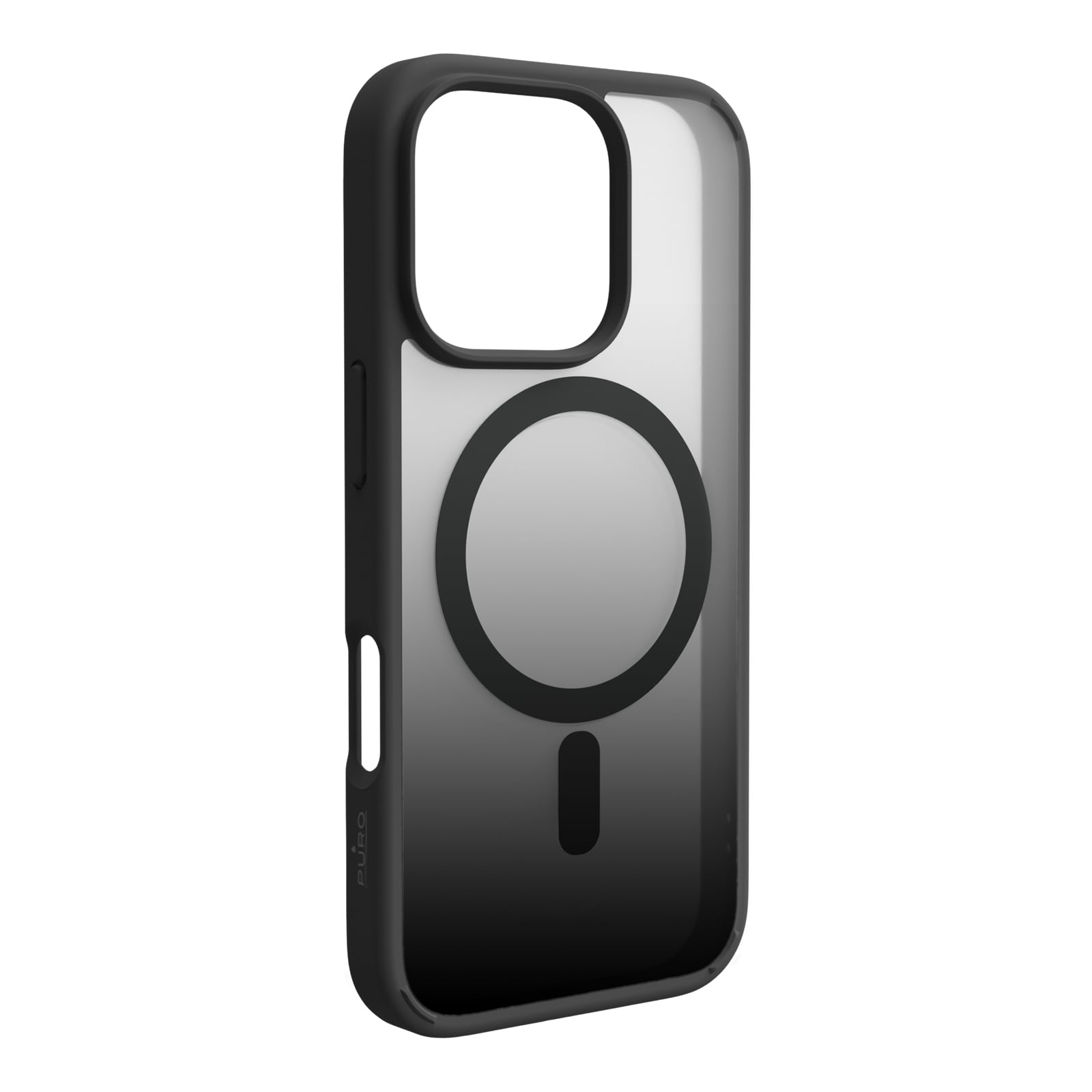 Puro Gradient MagSafe silikonfodral för iPhone 16 Pro Max - Svart