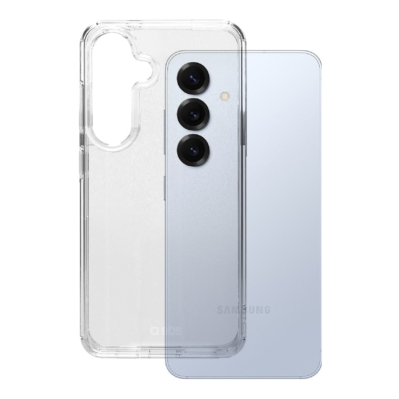 SBS D3O Etui til Samsung Galaxy S25+ - Transparent