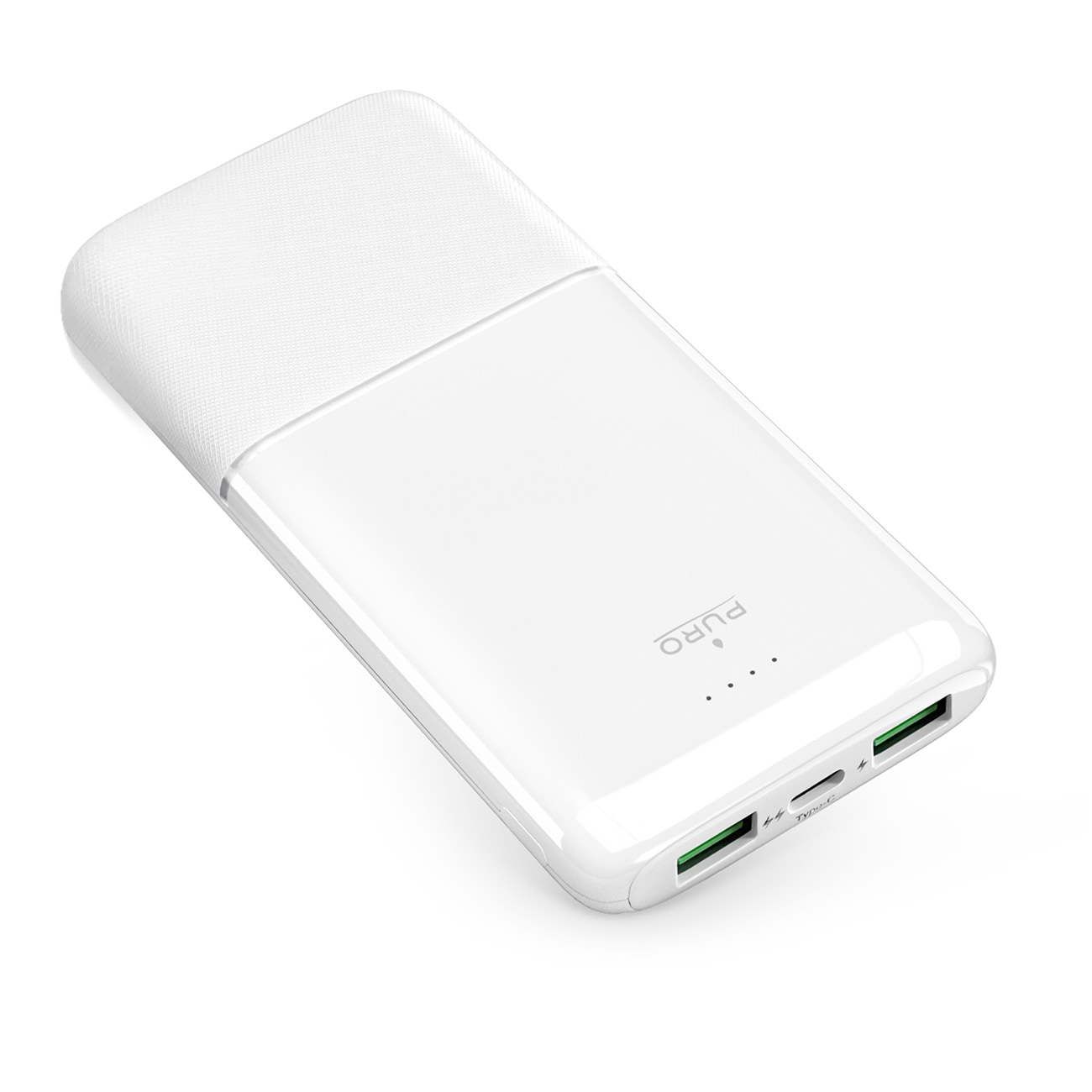 Powerbank Puro DAILY 10 PLUS 10000mAh 2x USBA / 1x USB-C 22,5W - vit