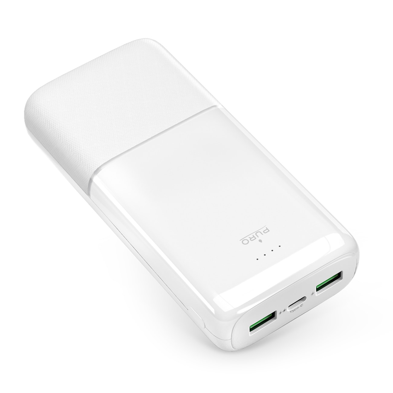 Powerbank Puro DAILY 20 PLUS 20000mAh 2x USB-A / 1x USB-C 22,5W PD AFC - vit