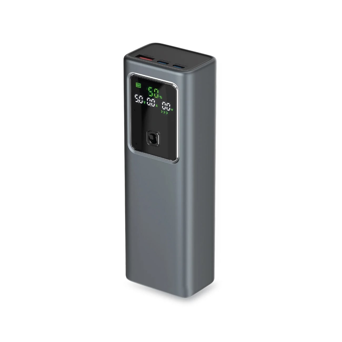 Powerbank SBS 20000mAh PD 100W med LCD-display - grå