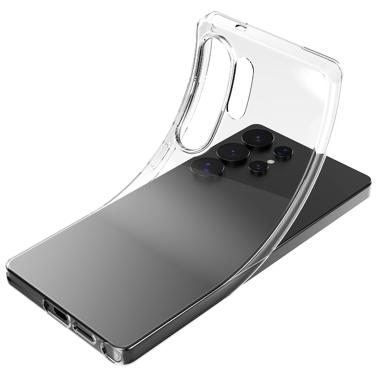 Silikoneetui Puro 03 Nude til Samsung Galaxy S25 Ultra - Gennemsigtig