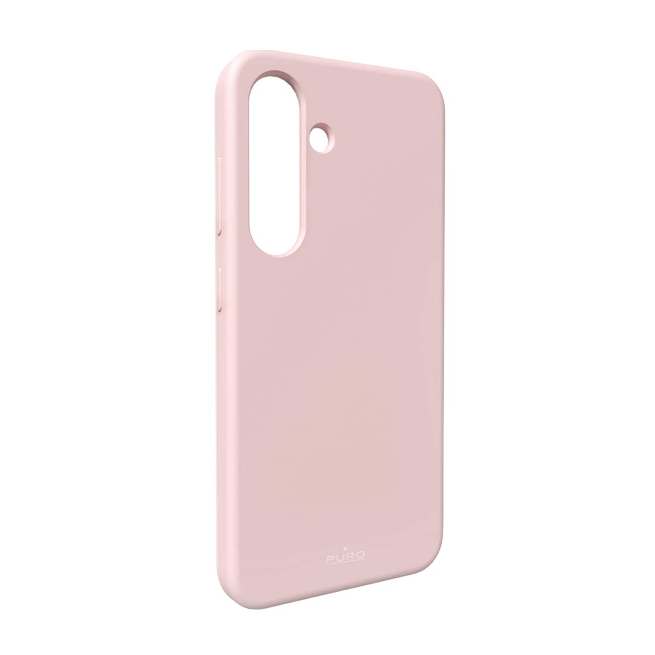 Puro Icon Silikonfodral för Samsung Galaxy S25 - Rosa