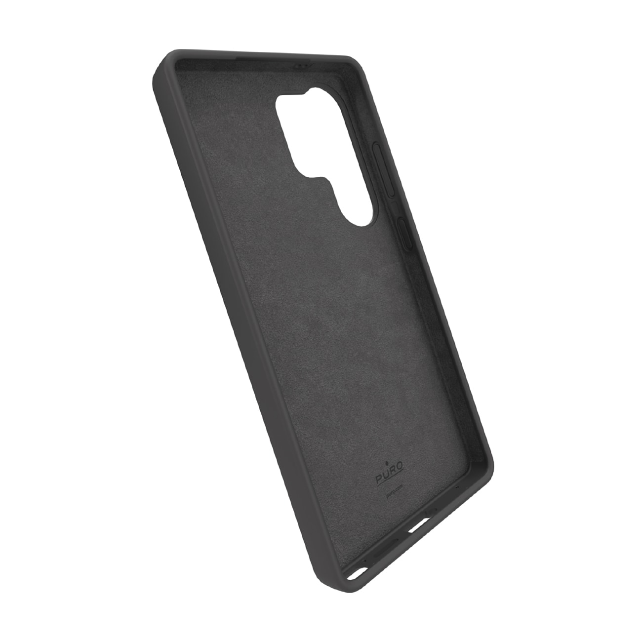 Puro Icon Silikoneetui til Samsung Galaxy S25 Ultra - Sort