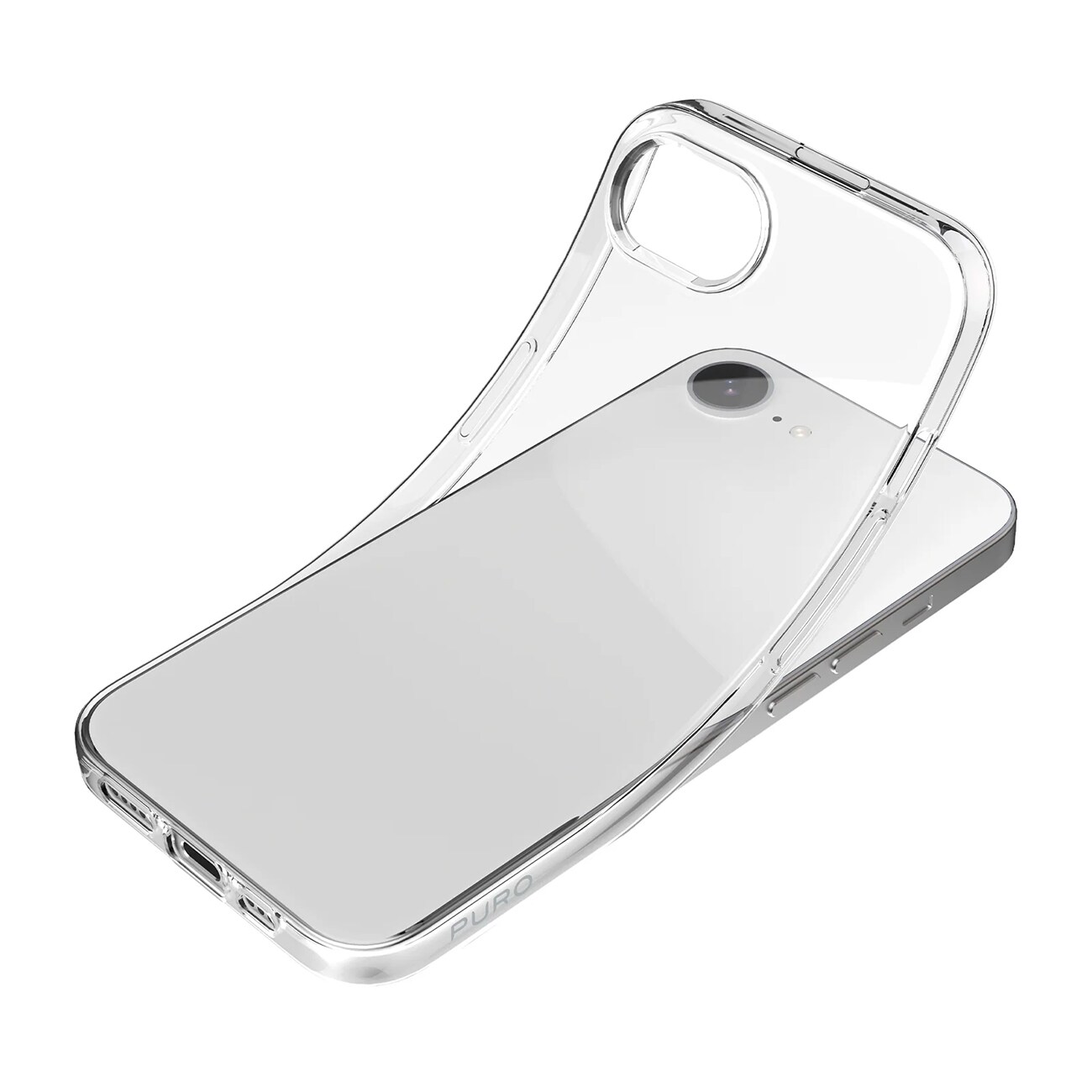 Puro Cover TPU Ultra-Slim "0.3 NUDE" för iPhone 16E, transparent