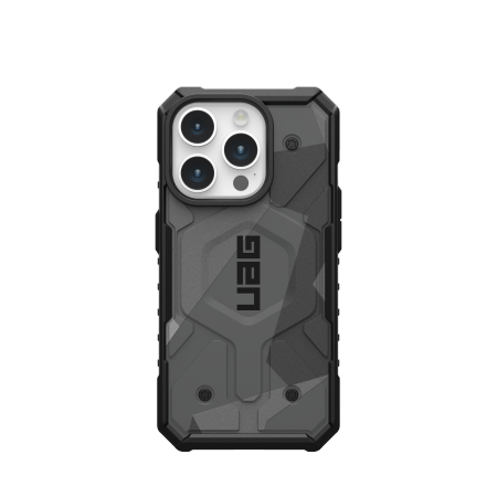 UAG Pathfinder-fodral för iPhone 15 Pro - kamouflagegrå