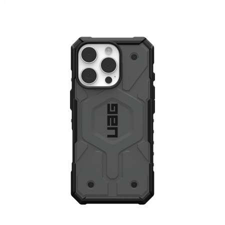 UAG Pathfinder Magsafe-fodral för iPhone 16 Pro - silver