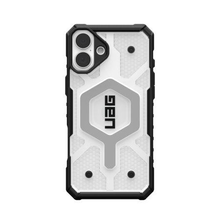 UAG Pathfinder Clear Magsafe iPhone 16 Plus Fodral - Vit