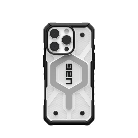 UAG Pathfinder Clear Magsafe-fodral för iPhone 16 Pro - Vit