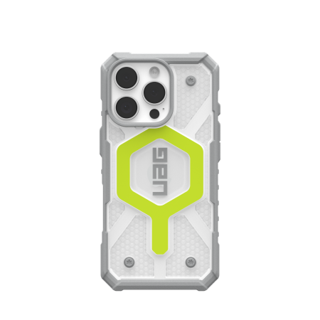 UAG Pathfinder Clear Magsafe iPhone 16 Pro Fodral Kompatibel med MagSafe - Grön
