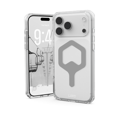 UAG Plyo MagSafe-fodral för iPhone 17 Pro Max - Klar silver
