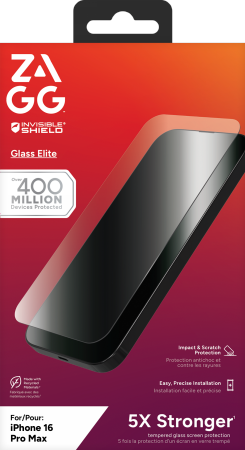 ZAGG InvisibleShield Glass Elite för iPhone 16 Pro Max