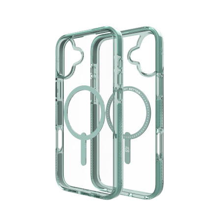 ZAGG Santa Cruz Snap MagSafe iPhone 16 Plus-fodral - Grön